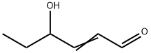 4-hydroxy-2-hexenal Structure