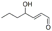 4-Hydroxy-2-heptenal Structure