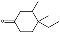 4-Ethyl-3,4-dimethylcyclohexanone Structure