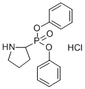DIPHENYL PYRROLIDINE-2-PHOSPHONATE HCL 구조식 이미지