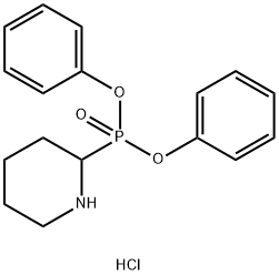 디페닐피페리딘-2-포스포네이트HCL 구조식 이미지
