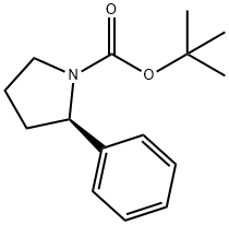 (R)-N-BOC-2-PHENYLPYRROLIDINE Structure