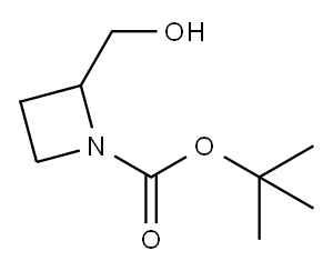 2-HYDROXYMETHYL-AZETIDINE-1-CARBOXYLIC ACID TERT-BUTYL ESTER Structure