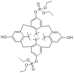 O,O-BIS(DIETHOXYPHOSPHORYL)-TERT-BUTYLCALIX[4!ARENE, 97 Structure