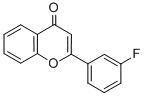 2-(3-FLUOROPHENYL)-4H-CHROMEN-4-ONE 구조식 이미지