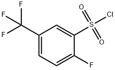 2-FLUORO-5-(트리플루오로메틸)벤질설포닐클로라이드 구조식 이미지