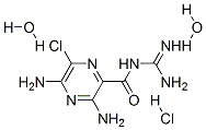 Amiloride hydrochloride dihydrate 구조식 이미지