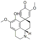 (7R,9aS)-1,2,3,8,9,9a-Hexahydro-6-hydroxy-3',5-dimethoxy-1-methylspiro[7H-benzo[de]quinoline-7,1'-[2,5]cyclohexadien]-4'-one Structure