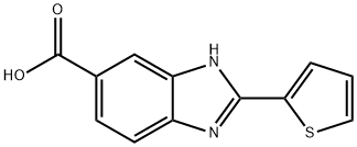 2-THIOPHEN-2-YL-1H-BENZOIMIDAZOLE-5-CARBOXYLIC ACID Structure