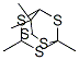 1,5,10,10-Tetramethyl-2,4,6,8,9-pentathiaadamantane Structure