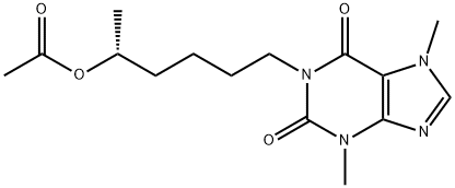 5'-O-Acetyl (R)-Lisofylline 구조식 이미지
