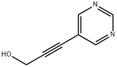 2-Propyn-1-ol, 3-(5-pyrimidinyl)- (9CI) Structure