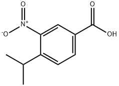 Benzoic acid, 4-(1-methylethyl)-3-nitro- (9CI) Structure