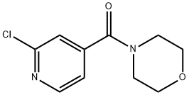 4-(2-chloroisonicotinoyl)morpholine 구조식 이미지