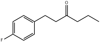 1-(4-FLUORO-페닐)-헥산-3-ONE 구조식 이미지