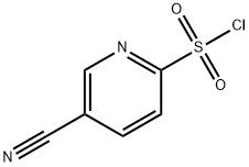 5-시아노피리딘-2-술포닐염화물 구조식 이미지