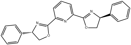 2,6-Bis[(4S)-phenyl-2-oxazolin-2-yl]pyridine 구조식 이미지