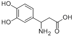 3-AMINO-3-(3,4-DIHYDROXY-PHENYL)-PROPIONIC ACID 구조식 이미지
