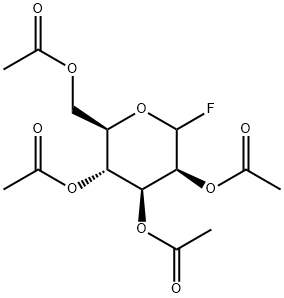 2,3,4,6-테트라-오-아세틸-D-만노피라노실플루오라이드 구조식 이미지