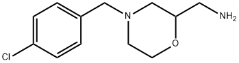 C-[4-(4-CHLORO-BENZYL)-MORPHOLIN-2-YL]-METHYLAMINE DIHYDROCHLORIDE Structure
