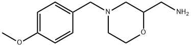 C-[4-(4-METHOXY-BENZYL)-MORPHOLIN-2-YL]-METHYLAMINE DIHYDROCHLORIDE Structure