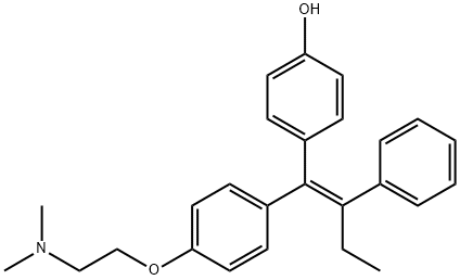 (E)-4-Hydroxytamoxifen Structure