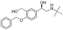 레발부테롤관련화합물F(30mg)(알파-[{(1,1-디메틸에틸)아미노}메틸}-4-(페닐메톡시)-1,3-벤젠디메탄올) 구조식 이미지