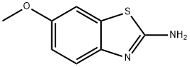 2-Amino-6-methoxybenzothiazole Structure