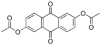 2,6-Diacetoxy-9,10-anthraquinone 구조식 이미지