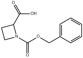 1-BENZYLOXYCARBONYLAZETIDINE-2-CARBOXYLIC ACID Structure