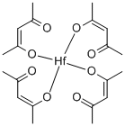 HAFNIUM(IV) 2,4-PENTANEDIONATE 구조식 이미지