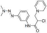 N-(3-dimethylaminodiazenylphenyl)-3-pyridin-1-yl-propanamide chloride Structure