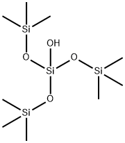 tris(Trimethylsilyloxy)silanol 구조식 이미지