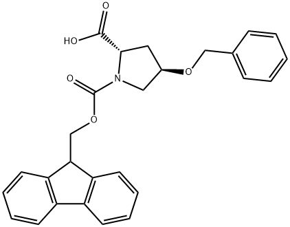 FMOC-HYP(BZL)-OH 구조식 이미지