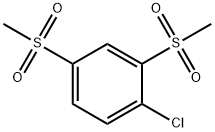 1-CHLORO-2,4-BIS-METHANESULFONYL-BENZENE Structure
