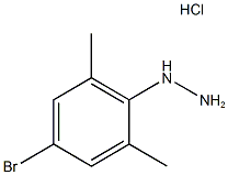 (4-bromo-2,6-dimethylphenyl)hydrazinehydrochloride Structure