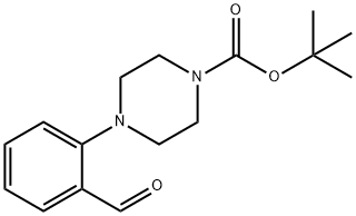 1-Boc-4-(2-formylphenyl)piperazine 구조식 이미지