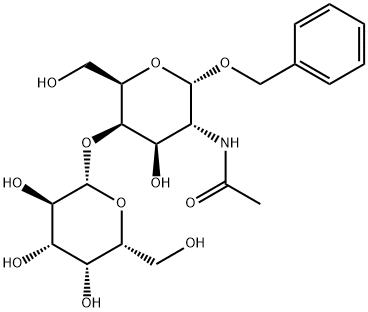 Benzyl 2-Acetamido-2-deoxy-4-O-b-D-galactofuranosyl-a-D-glucopyranoside Structure