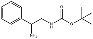 (2-AMINO-2-PHENYL-ETHYL)-CARBAMIC ACID TERT-BUTYL ESTER Structure