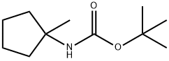 N-BOC-1-AMINO-1-CYCLOPENTANEMETHANOL 구조식 이미지