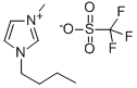 1-Butyl-3-methylimidazolium trifluoromethansulfonate 구조식 이미지