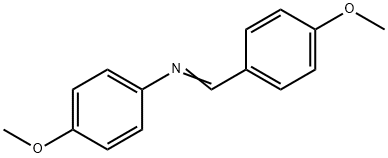 N-(4-METHOXYBENZYLIDENE)-4-METHOXYANILINE Structure