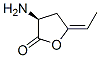 2(3H)-Furanone,3-amino-5-ethylidenedihydro-,[S-(E)]-(9CI) Structure