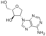 2-(6-AMINO-9H-PURIN-9-YL)-1,4-ANHYDRO-2-DEOXY-L-ARABINITOL Structure