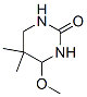 테트라히드로-4-메톡시-5,5-디메틸-1H-피리미딘-2-온 구조식 이미지