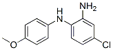 4-클로로-N-(4-메톡시페닐)-1,2-벤젠디아민 구조식 이미지