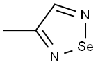 3-메틸-1,2,5-셀레나디아졸 구조식 이미지