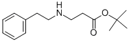 N-(2-PHENYLETHYL)-BETA-ALANINE 1,1-DIMETHYLETHYL ESTER 구조식 이미지