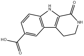 1-OXO-2,3,4,9-테트라하이드로-1H-B-카볼린-6-카복실산 구조식 이미지