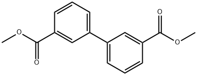 BIPHENYL-3,3'-DICARBOXYLIC ACID DIMETHYL ESTER 구조식 이미지